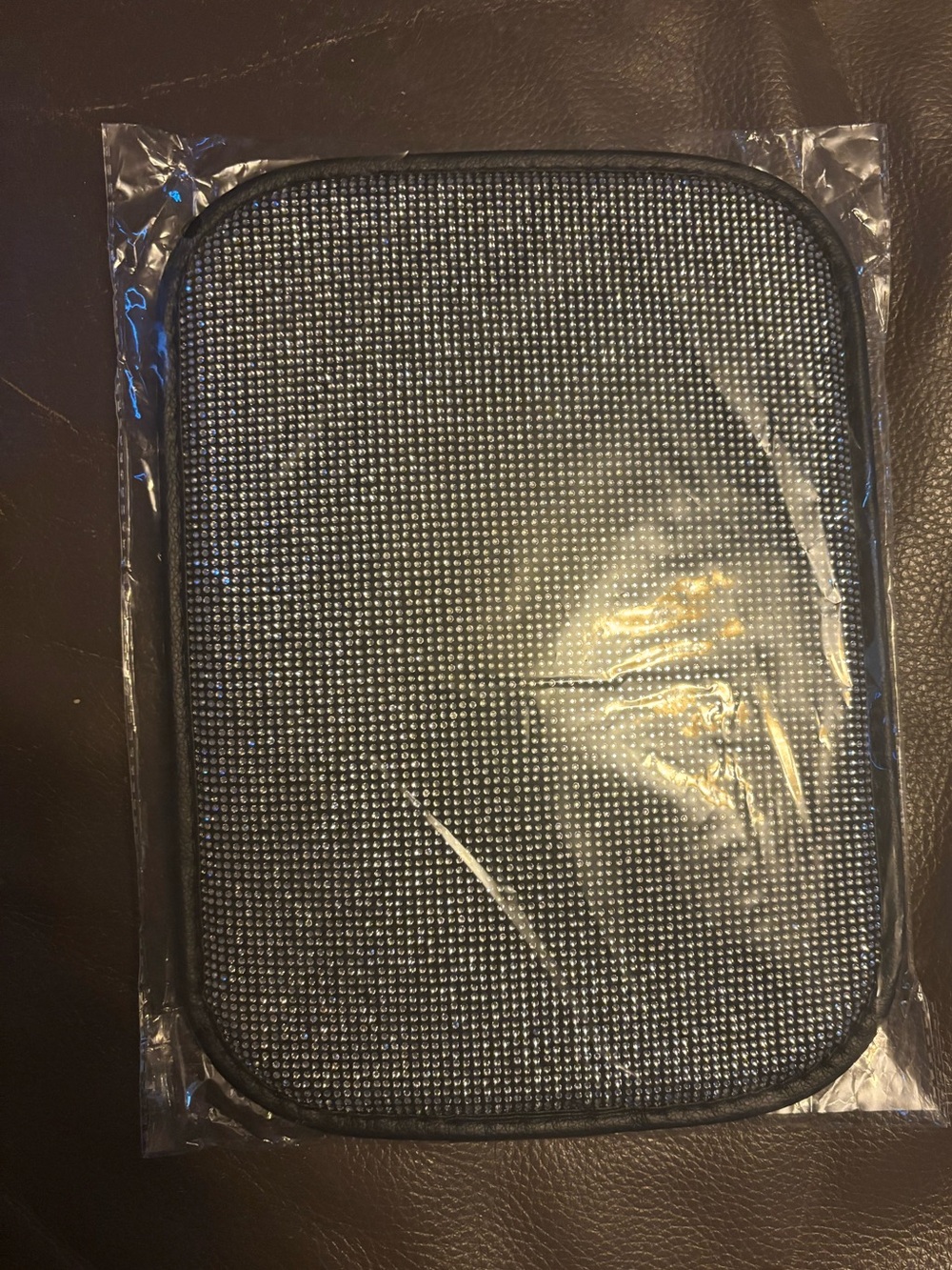 NWT Silver/Diamond Center Console Cover with Sides